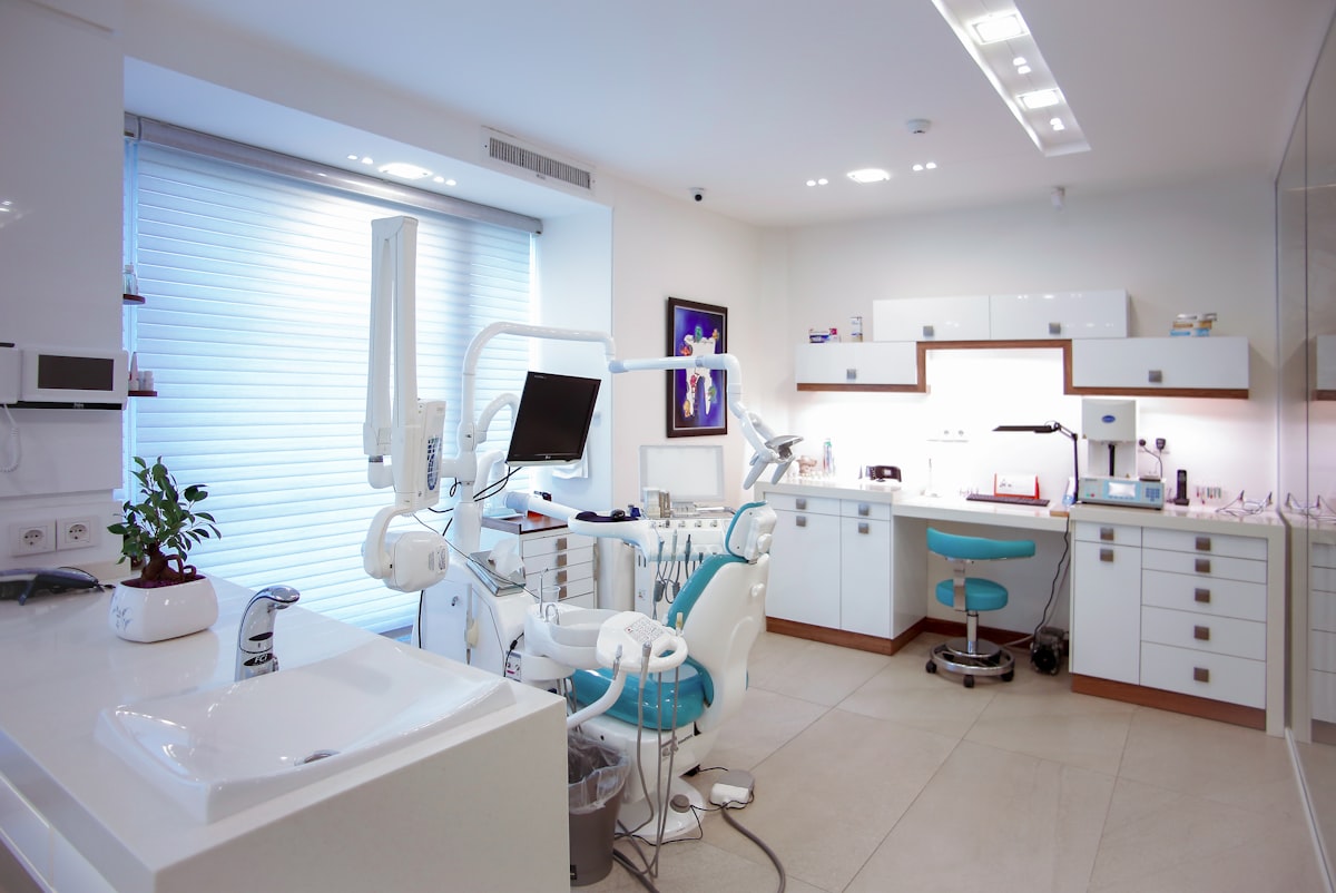 Modern medical clinic interior